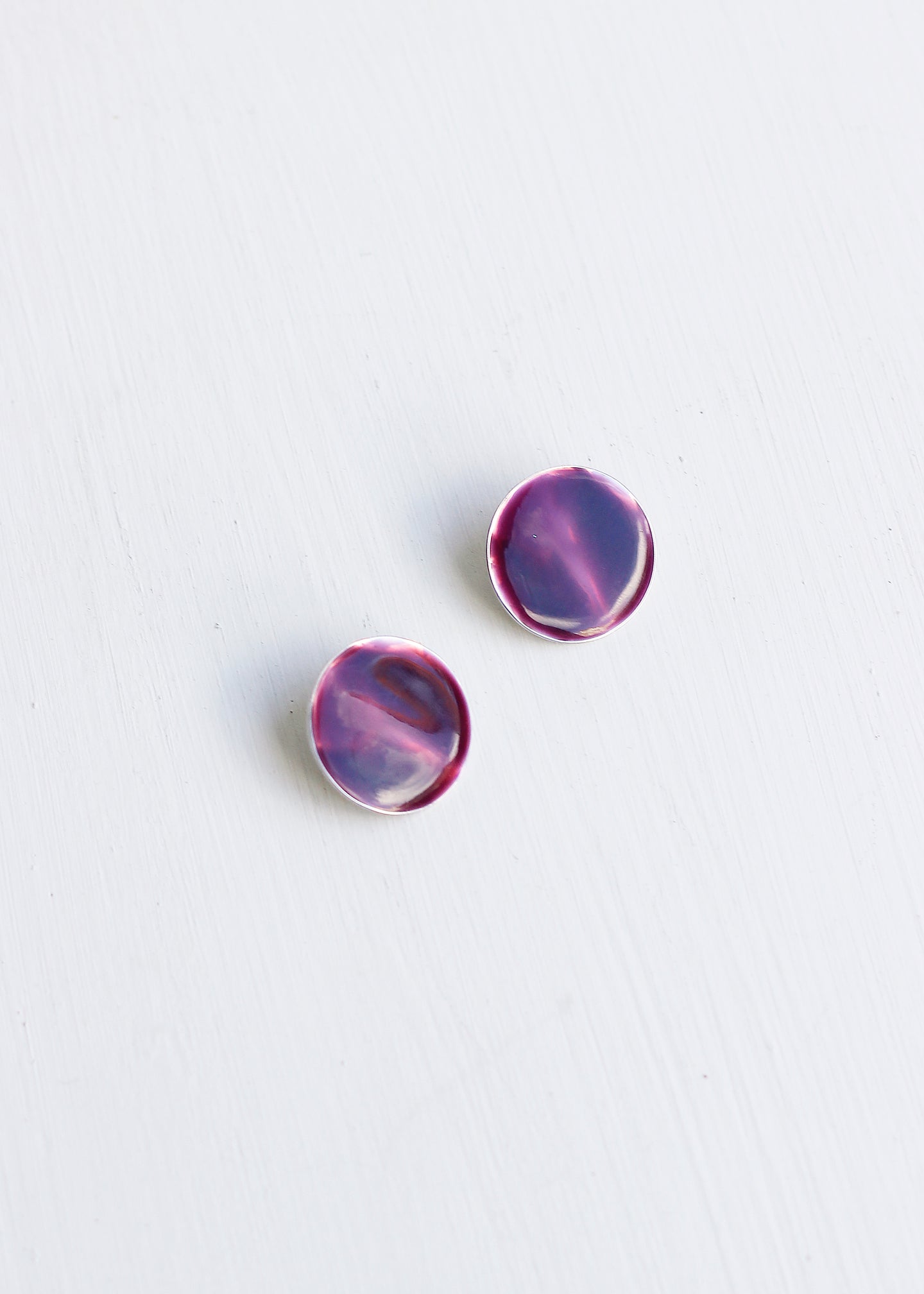 PURPLE VINTAGE EARRINGS