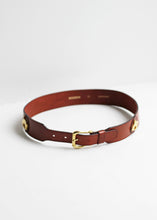 Load image into Gallery viewer, RED VINTAGE LEATHER BELT
