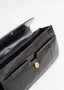 VINTAGE SNAKE SKIN CLUTCH