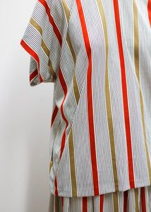 STRIPED VINTAGE TOP