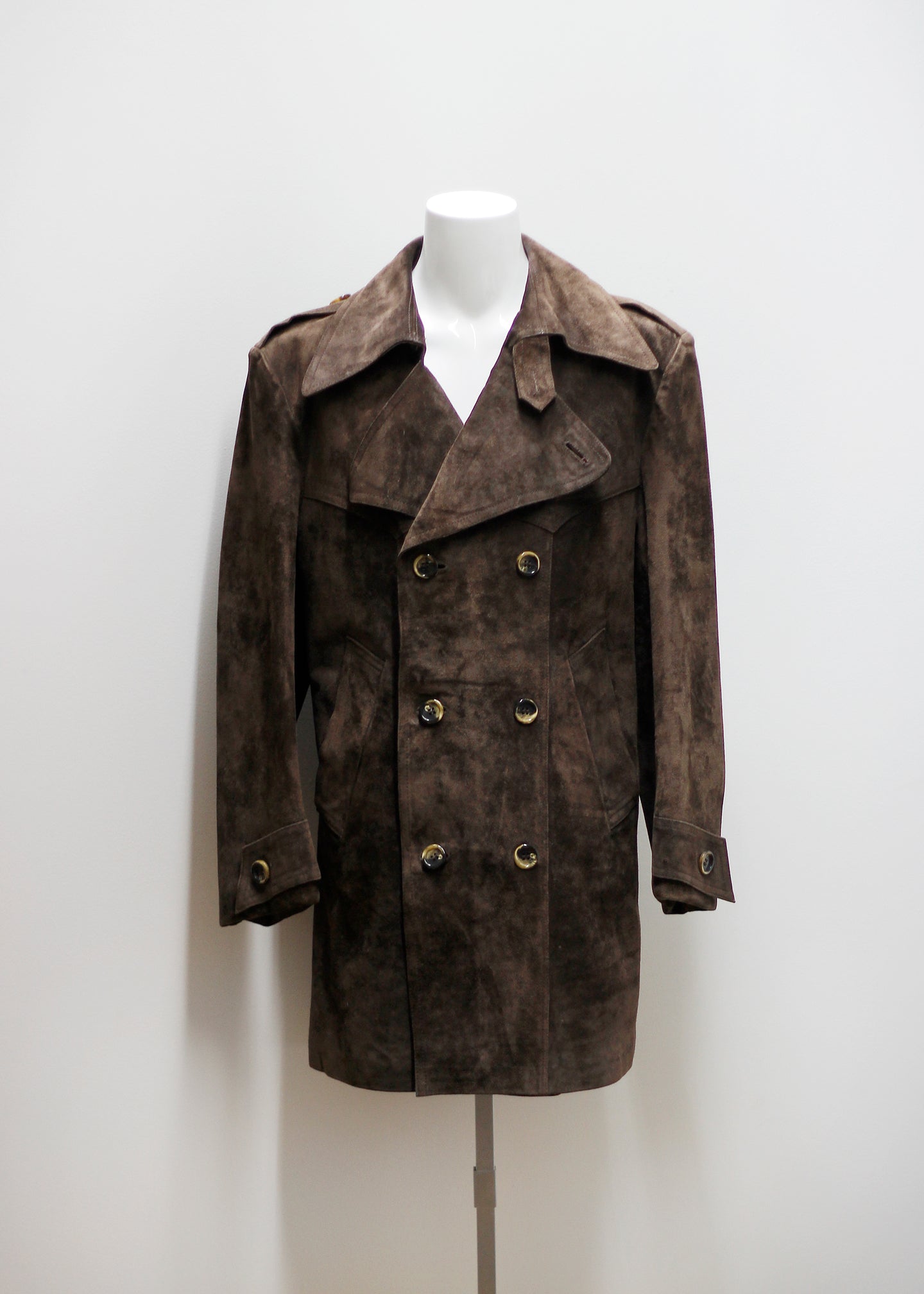 BROWN VINTAGE SUEDE JACKET