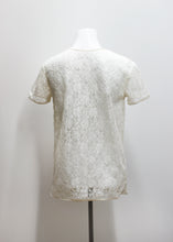 Load image into Gallery viewer, WHITE VINTAGE LACE TOP
