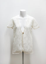 Load image into Gallery viewer, WHITE VINTAGE LACE TOP
